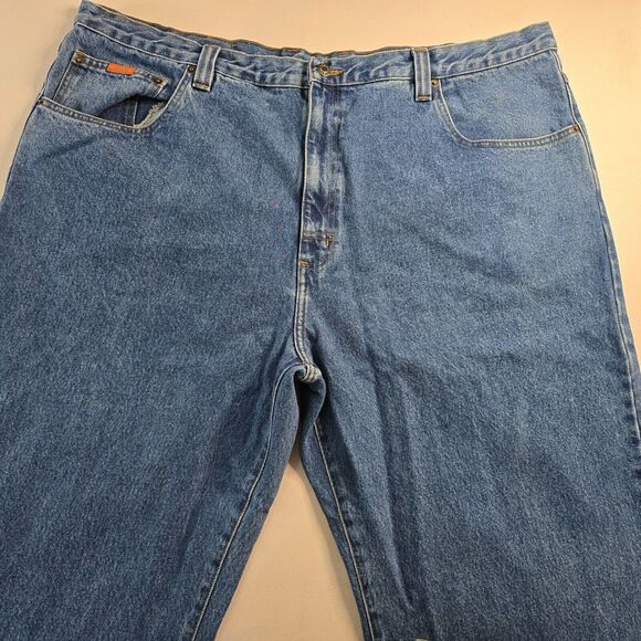 Jeep Jeans Men's 46 x 30 Blue Teflon HT Medium Wash Straight Leg Regular Fit - Picture 12 of 16